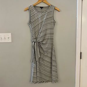 Olive Stripe Bodycon Dress